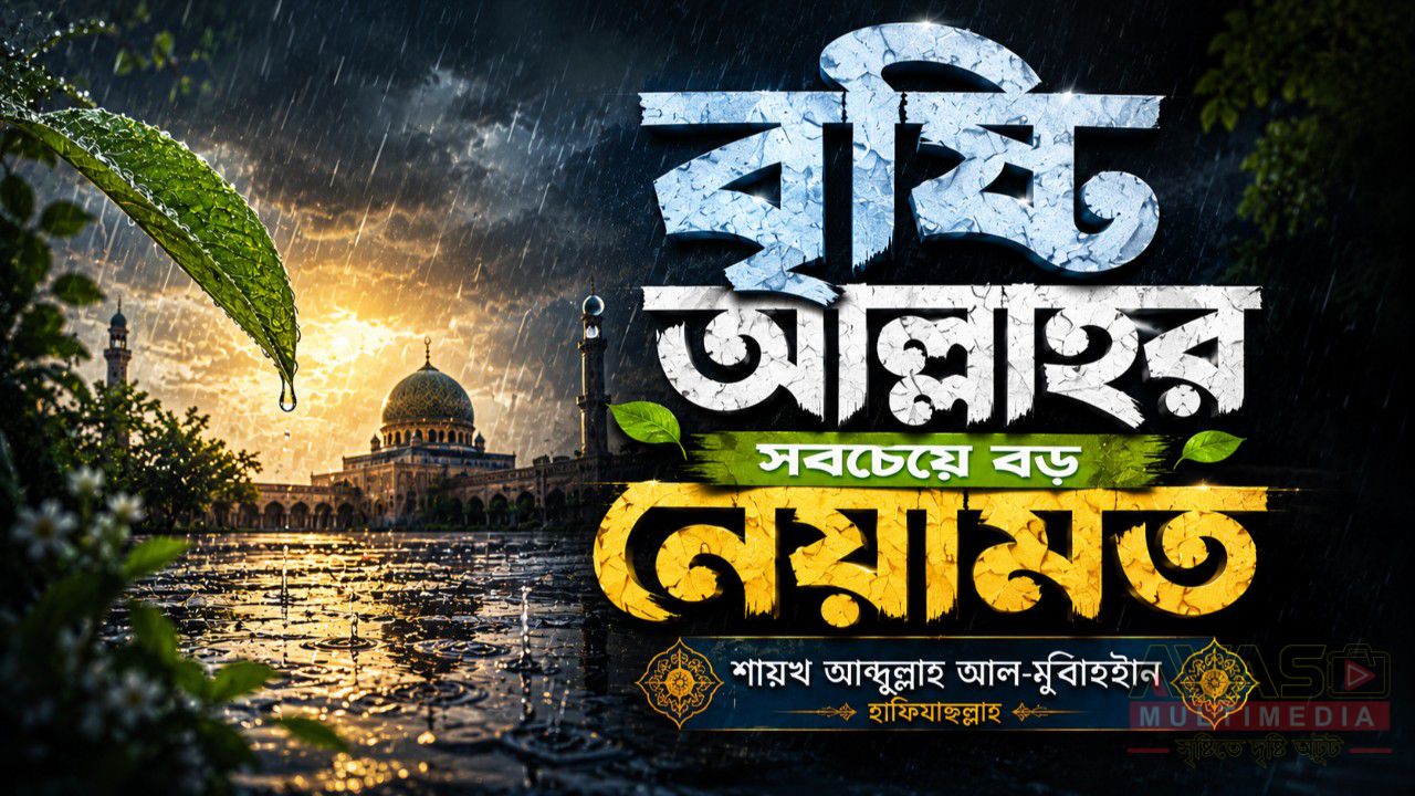 বৃষ্টি আল্লাহর সবচেয়ে বড় নেয়ামত -আব্দুল্লাহ বিন খোরশেদ