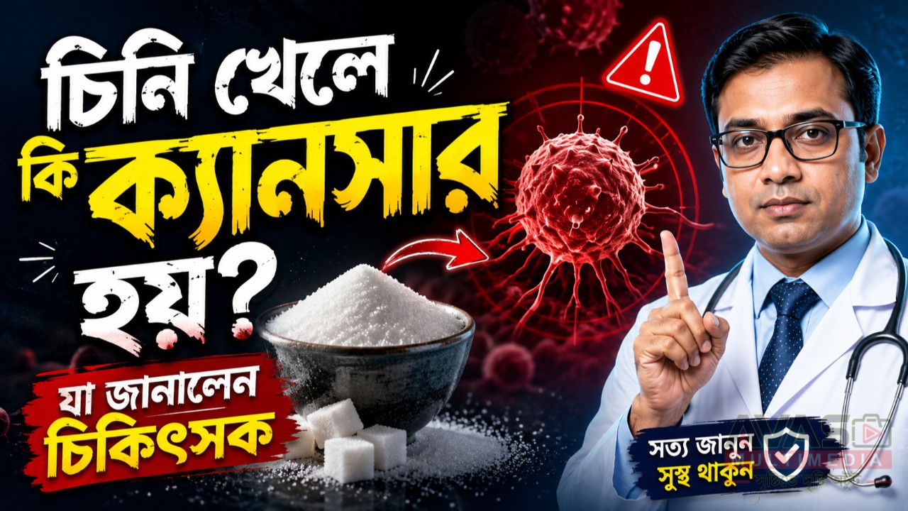 চিনি খেলে কি ক্যানসার হয়, যা জানালেন চিকিৎসক