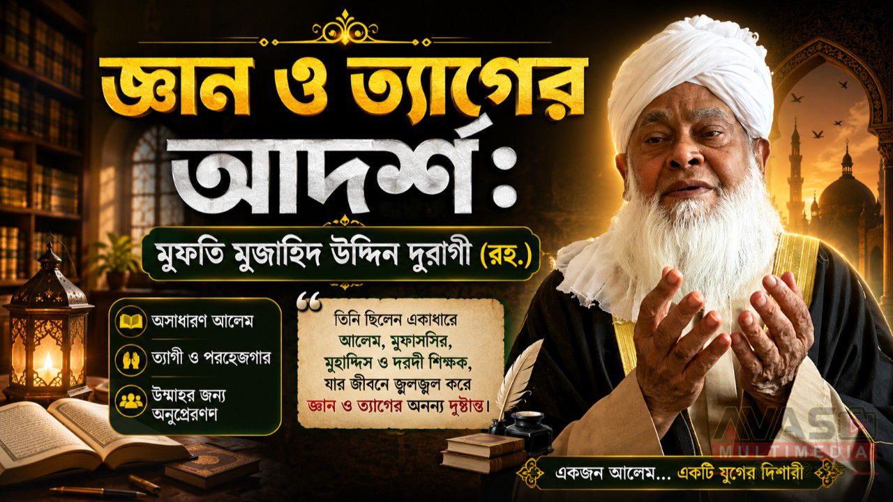 জ্ঞান ও ত্যাগের আদর্শ: মুফতি মুজাহিদ উদ্দিন দুবাগী (রহ.)