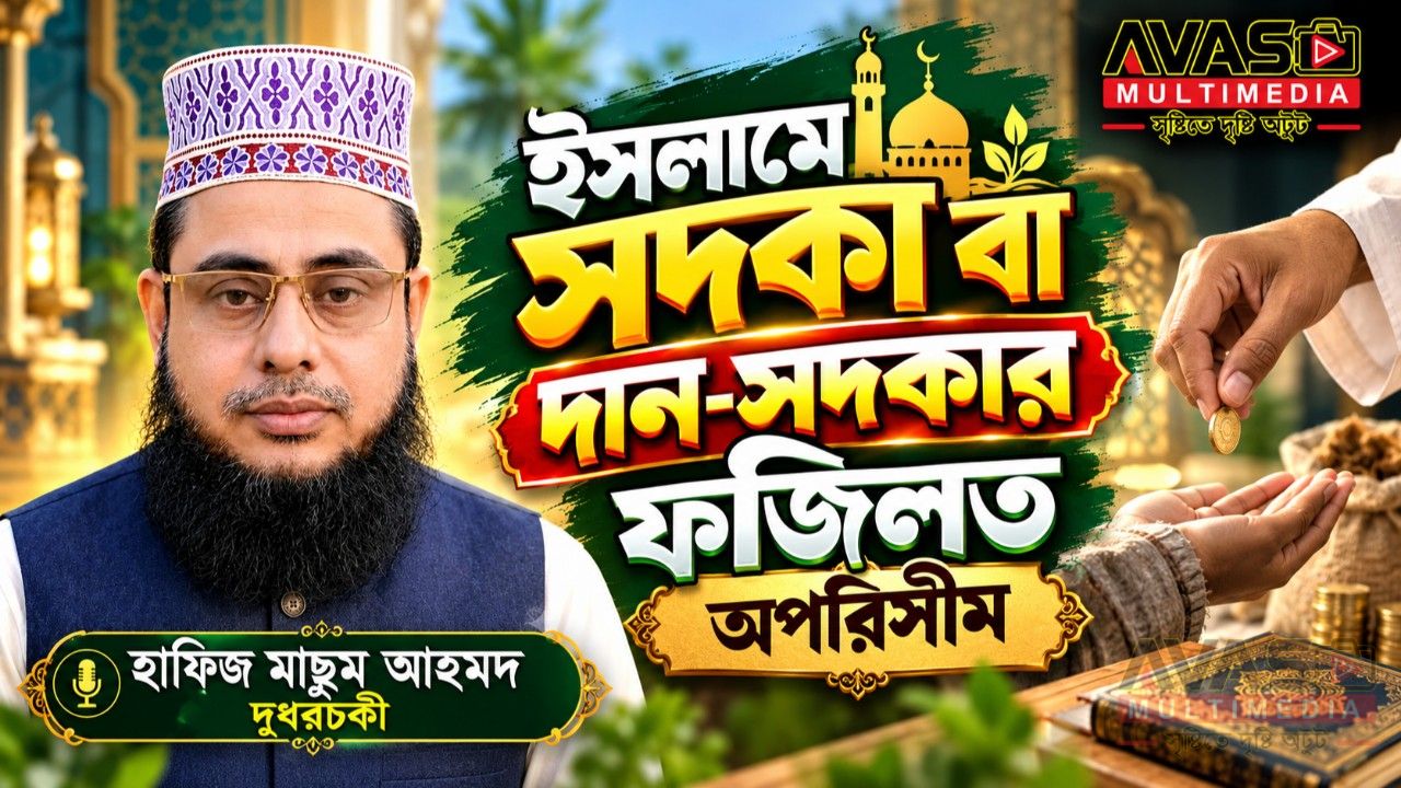 ইসলামে সদকা বা দান-সদকার ফজিলত অপরিসীম। হাফিজ মাছুম আহমদ দুধরচকী।